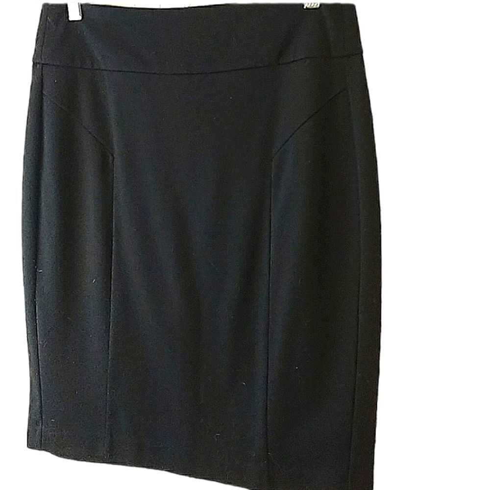 Mossimo Supply Black Stretch Classic Pencil Skirt size M